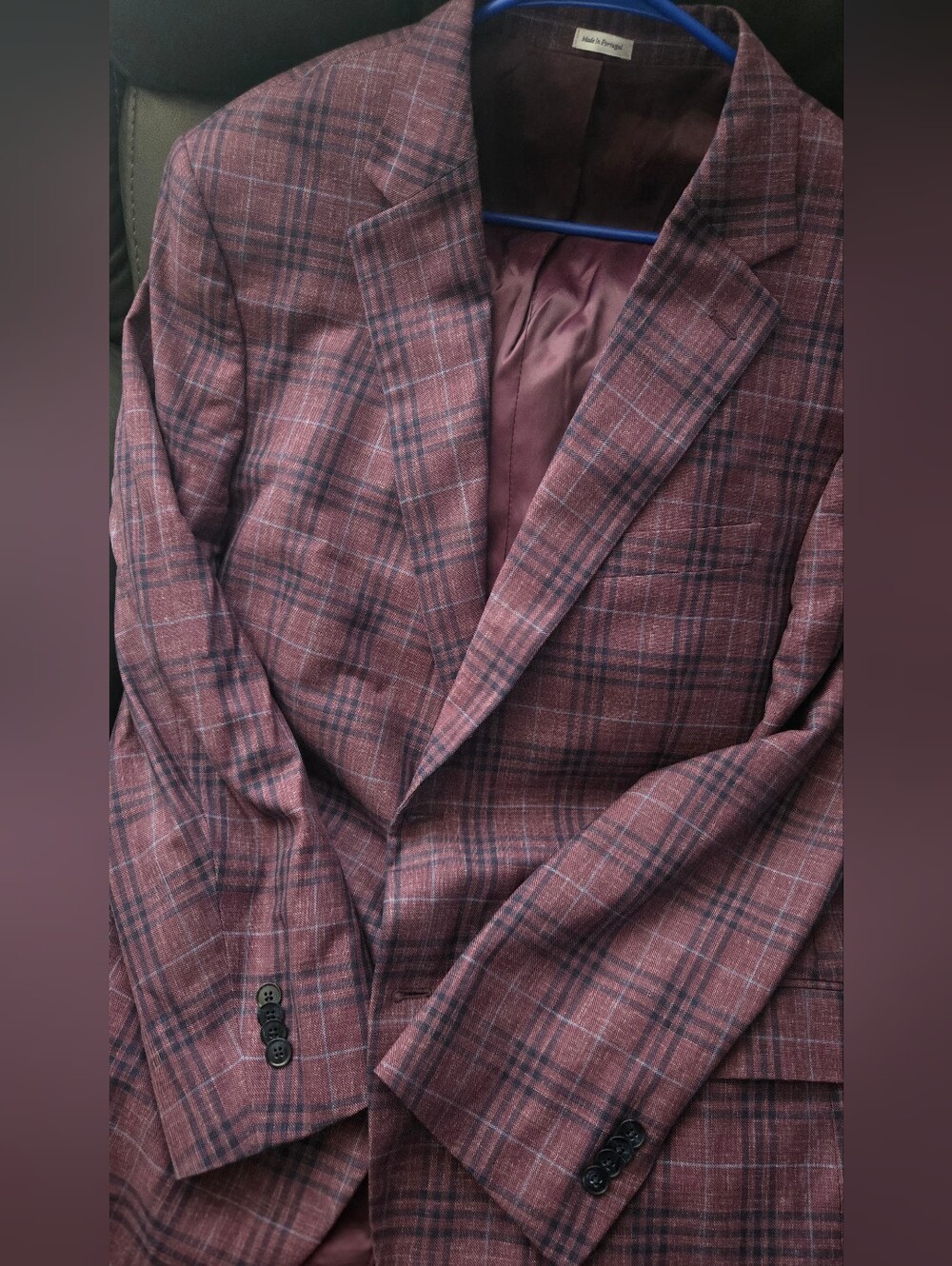 Peter Millar Flynn Windowpane Wool Blazer